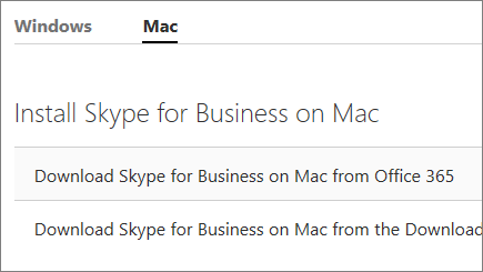 set up skype for business mac